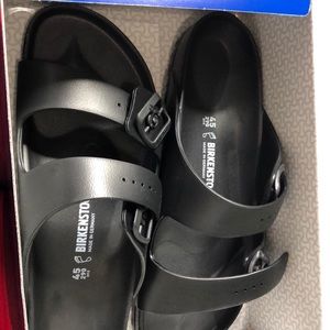 black vegan birkenstocks